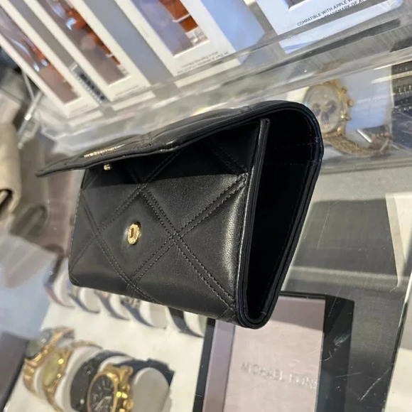 Michael Kors Jet Set Travel Large Trifold Vegan Leather Wallet 35S2GTVF3U - Picture 7 of 9